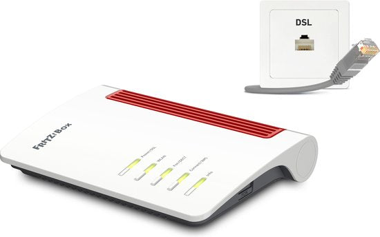 AVM FRITZ!Box 7530 AX - Router - Mesh - WiFi Versterker - Dual-Band - AX WiFi 6 - 600 + 1800 Mbps