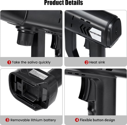 Hogedrukreiniger met 2x Accu
